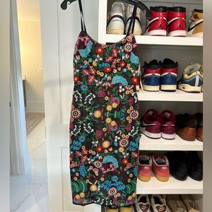 Bcbg floral midi dress